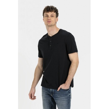 Camel Active tričko NOS HENLEY 1/2 ASPHALT