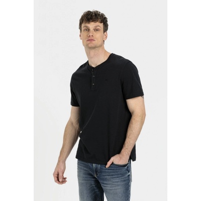 Camel Active tričko NOS HENLEY 1/2 ASPHALT