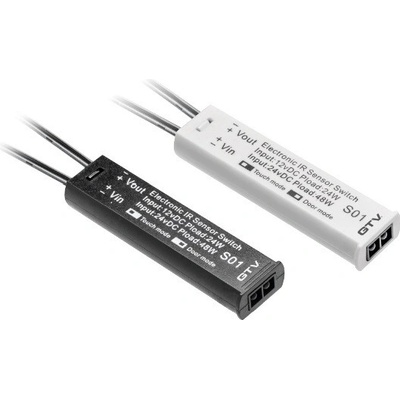 GTV Bezdotykový stmievač 12V/24W 24V/48W IP20 biely AE-WBBUNI-10DIM