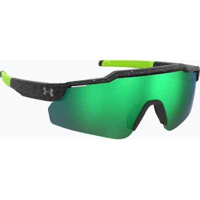 Under Armour Слънчеви очила за деца Under Armour Levelup Jr S3 модел черно бяло/зелено многослойно