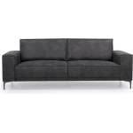 Scandic Тъмносив диван от изкуствена кожа 224 см Copenhagen - Scandic (14357SN 96 ANTRAZITE)