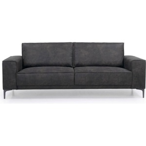 Scandic Тъмносив диван от изкуствена кожа 224 см Copenhagen - Scandic (14357SN 96 ANTRAZITE)