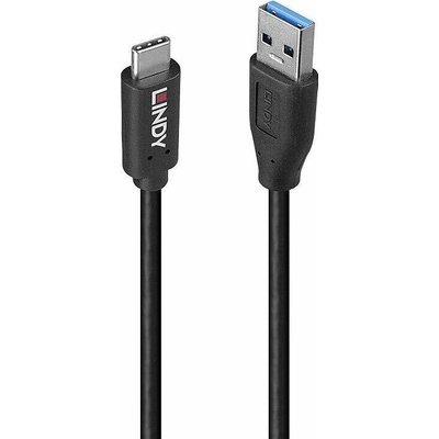 Lindy 36970 USB-A - USB-C 0,5m černý