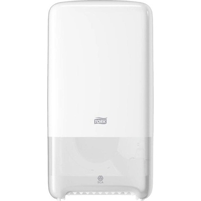 Tork Диспенсър за тоалетна хартия Tork Twin T6, за 2 ролки, бял, (5025260023)