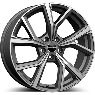 GMP MENTOR 7x17 5x112 ET45 anthracite diamond