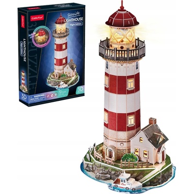 CubicFun 3D puzzle Maják LED 72 ks – Zboží Dáma