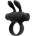 S Pleasures Rabbit Ring Rechargeable Black