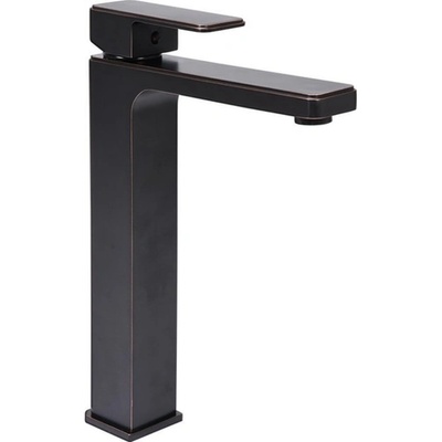 TOYA Черен смесител за баня Capri висок