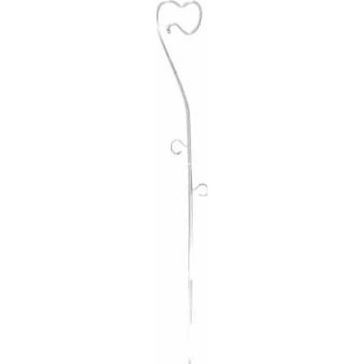 Opěra na orchideje CATLEA transparentní bílá 39cm