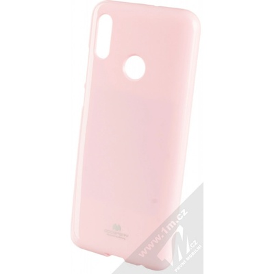 Pouzdro Goospery Jelly Case TPU ochranné silikonové Huawei P Smart 2019, Honor 10 lite světle růžové