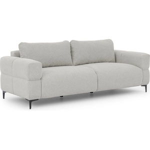 ROPEZ Светлосив диван 217 cm Helio - Ropez (Helio Sofa 3os. Aragon 80 ( Davis ) Czarny Mat)