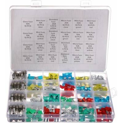 Nožová pojistka SIXTOL Mechanic Fuse Set 215 215ks