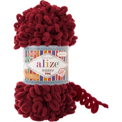 Alize Puffy Fine 107 bordo