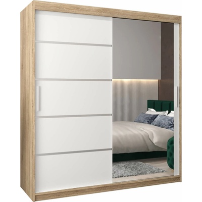 Wilsondo Alyxia II 180 x 200 cm dub sonoma/biela