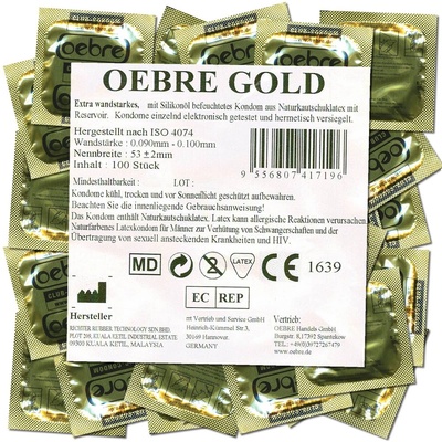 Oebre Bulk-Pack: CLUB-Condom Gold, 100 condoms