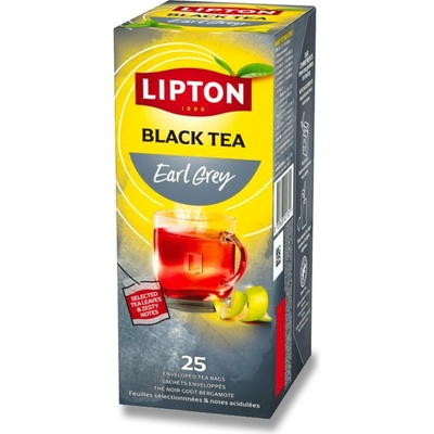 Lipton černý čaj Earl Grey 25 ks 25 x 2 g