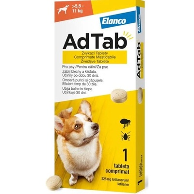 Adtab pro psy 5,5-11kg 225mg 1 ks – Zboží Mobilmania