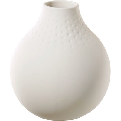 Villeroy & Boch Malá váza, Perle, 12 cm Manufacture Collier blanc