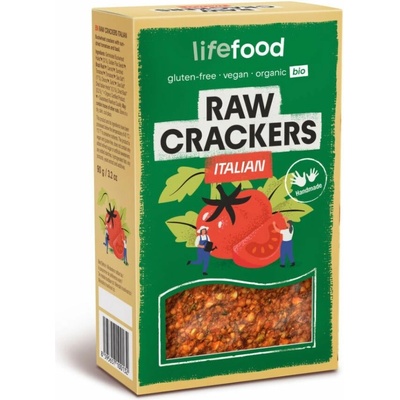Lifefood BIO RAW zeleninové krekry talianske 90 g