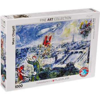 EUROGRAPHICS Пъзел Eurographics от 1000 части - Парижкият букет, Марк Шагал (60000850)