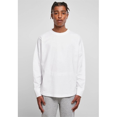 Build Your Brand pánske tričko s dlhým rukávom BY198 white