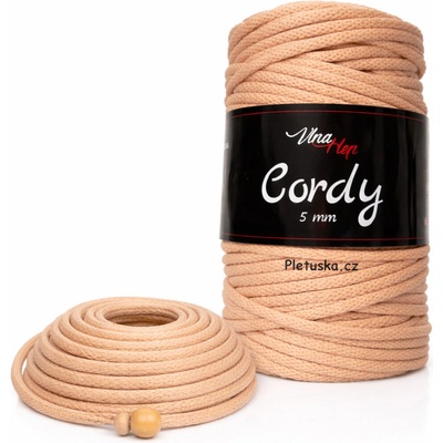 Cordy 5 mm meruňková 8011