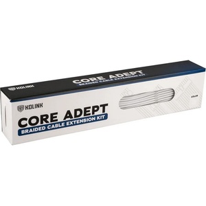 Kolink Комплект оплетени кабели Kolink Core, White (ZUAD-1287)