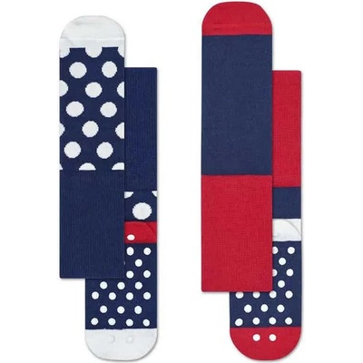 Чорапи Happy socks Big Dot Anti-Slip socks 2 pairs - Blue (Multicolor)