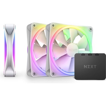 Image 1 of NZXT F120 RGB Duo White (NZXT-FAN-RF-D12TF-W1)