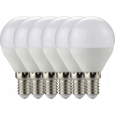 Milio LED žiarovka G45 E14 6W 530 lm studená biela