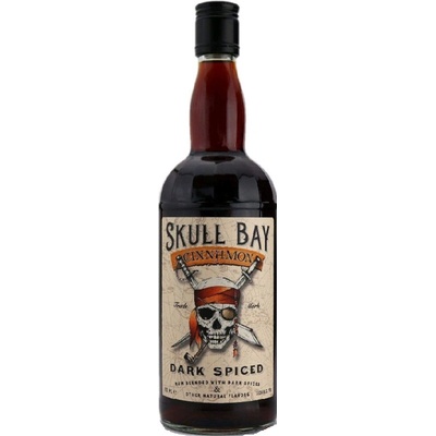 Skull Bay Dark Spiced Cinnamon 37,5% 0,7 l (holá láhev)