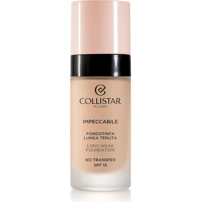 Collistar Impeccabile Long Wear Foundation dlhotrvajúci make-up SPF15 2R Rosy Beige 30 ml