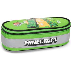 MINECRAFT Овален ученически несесер Minecraft Jolly - с 1 цип (72541)