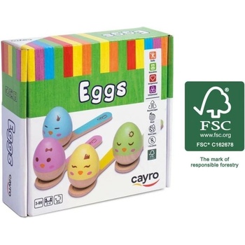 Eggs Dřevěná vajíčka