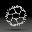 Galfer DB102W Fixed Wave 6 dier 160 mm strieborná