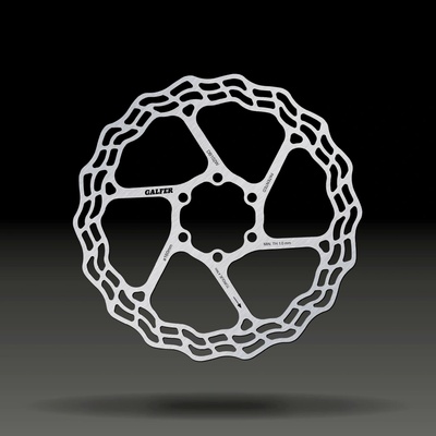 Galfer DB102W Fixed Wave 6 dier 160 mm strieborná