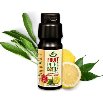 Frujo Sirup Fruit in the Bottle Citron a šalvěj BIO 0,75 l