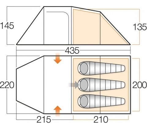 Vango Beta 350XL