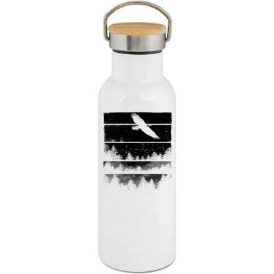 123TRIKO termoska Volání divočiny, orel, černý potisk 500 ml narozeniny
