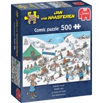 Jumbo Пъзел Jumbo от 500 части - Състезание с елени (1110100629)