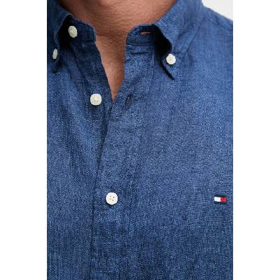 Tommy Hilfiger риза мъжка от лен (MW0MW41530)