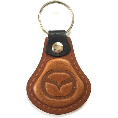 Prívesok na kľúče Auto Two M Kožená Mazda hnedá