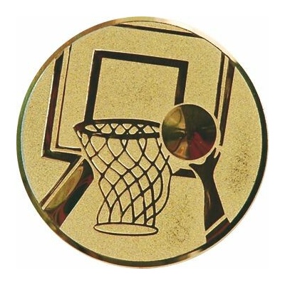 D2-A8/G Emblém pr.50mm basketball zlato 5 cm