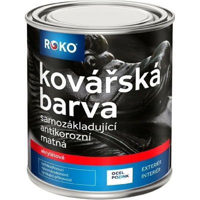 Rokospol Roko Kovářská barva RK 300 černá matná 3 kg