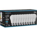 Mexen Nova 10x LED крушка E27, A60, 10W, Студена - 6500K, 1055 lm - L100-E27-1065-01x10 (L100-E27-1065-01x10)
