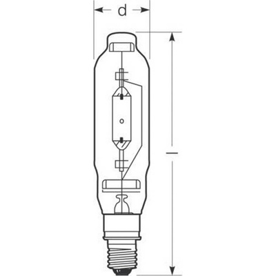 Radium Halogénová výbojka E40 2050W HRI-T D/I číra 32416652