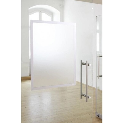 DURABLE Samolepiaci Duraframe Poster A2, strieborný