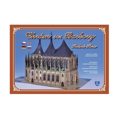 Chrám Sv. Barbory - Stavebnica papierového modelu