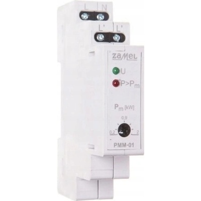 Zamel PMM-01 omezovač výkonu na lištu 0,2-2 kW