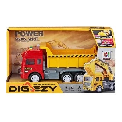 Man Yuk Toys Самосвал със звукови и светлинни ефекти